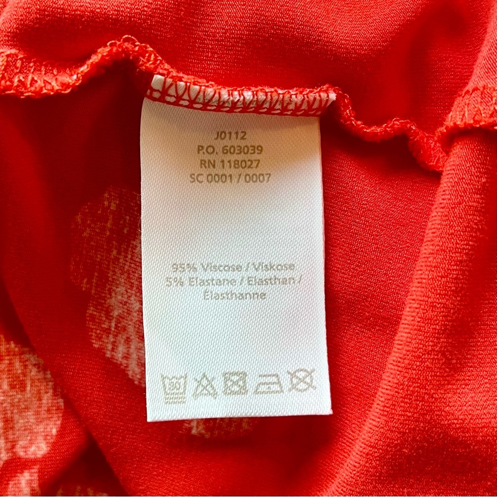 Boden Floral Orange Dress - Picture 15 of 16